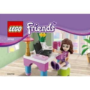  LEGO Friends Set #30102 Olivias Desk Toys & Games