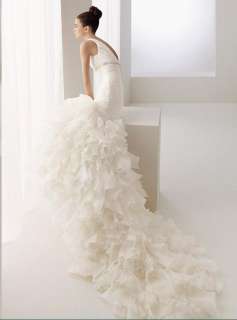 Beautiful V Neck Layers Wedding Dress 2012 Bridal Gown Drop Waist Free 