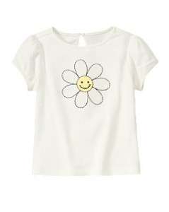 NWT 2t3t Gymboree Flower Showers Daisy Shirt Skirt Hair  