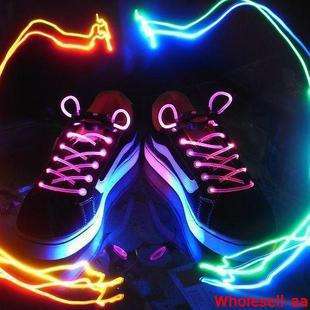 LED Light Up Shoelaces Flash Lite Glow Stick Neon J  