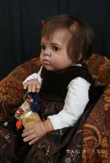   real ethnic reborn toddler girl RANI. Donna Rubert kit.F.R.C.  