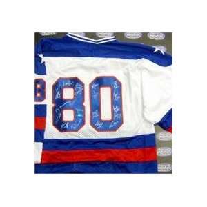  1980 Olympic Hockey Team autographed Hockey Jersey signed 