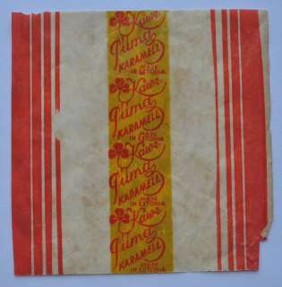 1930s Estonia MILK CARAMEL Vintage Candy Wrapper KAWE  