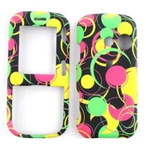  LG Rumor 2 LX265 Green/Yellow/Pink Dots and Circles on 