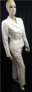  Suit Linen Lined Career Cruise Wear Misses Size 2 788627644479  