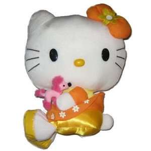  Hello Kitty Orange Dress Plush Toys & Games