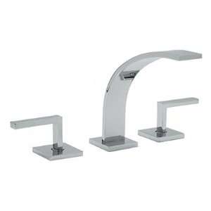  Rohl Wave 3 Hole Deck Mounted Widespread Lavatory Faucet 