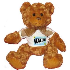  FROM THE LOINS OF MY MOTHER COMES VALERIE Plush Teddy Bear 