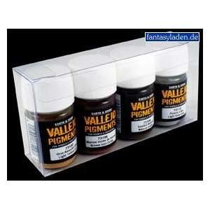  Vallejo Pigment Paint Set Mud and Sand Toys & Games