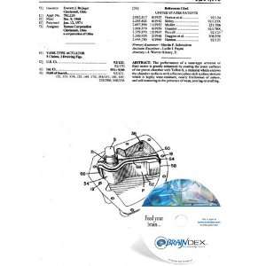  NEW Patent CD for VANE TYPE ACTUATOR 