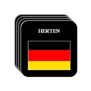  Germany   HERTEN Set of 4 Mini Mousepad Coasters 