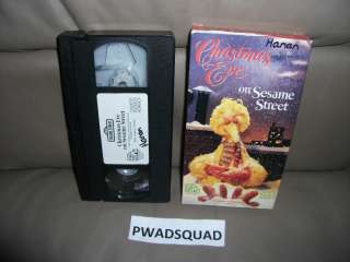 Sesame Street   Christmas Eve on Sesame Street (VHS, 1997 