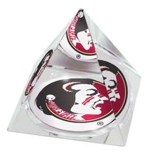  NCAA Florida State Seminoles Mascot Crystal Pyramid 