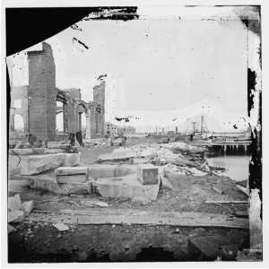  Norfolk,Va. Ruined buildings at Navy Yard