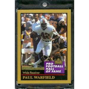  1991 ENOR Paul Warfield Football Hall of Fame Card #148 