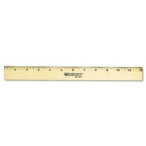  Westcott Products   Westcott   Beveled Wood Ruler w/Single 