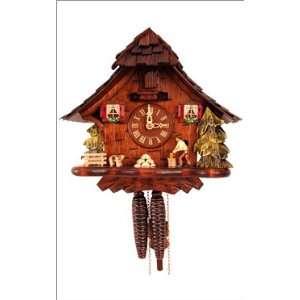  Black Forest   Cuckoo Clock with Beer Drinker and Music 
