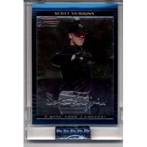  2002 Bowman Chrome Uncirculated #212 Scott Wiggins   New 