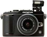 Olympus Pen E PL2 Micro 4/3 Digital Camera & 14 42mm Lens 12.3MP Black 
