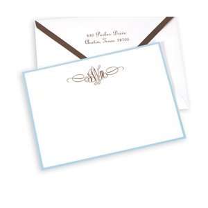    Personalized Stationery   Sienna Monogram Card