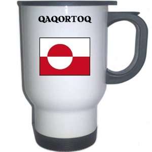  Greenland   QAQORTOQ White Stainless Steel Mug 