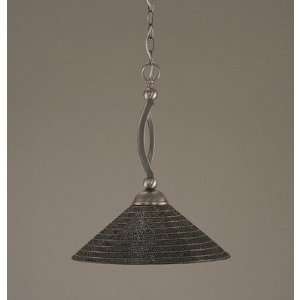 Toltec Lighting 271 412 Bow Downlight Pendant with Charcoal Spiral 