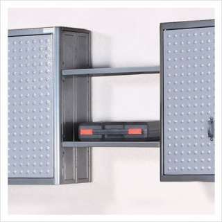 Powell Hot Rod Garage Two Wall Hanging Shelves in Dark Gray 632 346 