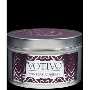  Winter Cranberry Votivo Holiday Tin