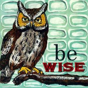  Be Wise Canvas Reproduction Baby