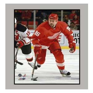  Tomas Holmstrom Detroit Red Wings 11 x 14 Matted 