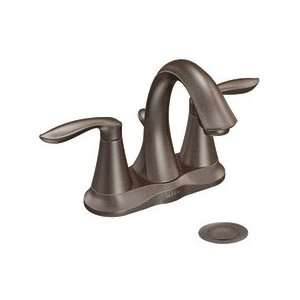 Moen 6410ORB EVA Oil rubbed bronze two handle high arc bathroom faucet 