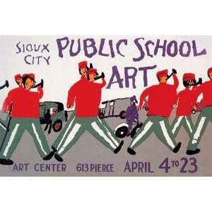  Sioux City Public School Art by Wpa 18x12