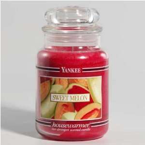  Yankee Candle 22 oz Jar Sweet Melon Red