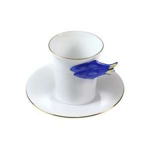  Herend Fish Mocha Cup and Saucer