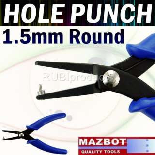 Mazbot® 6 Hole Punch Pliers 1.5MM for Leather Metal Jewelry Tool 