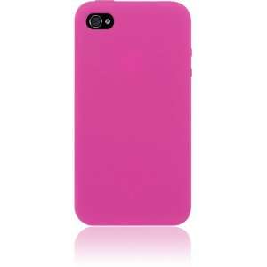  iPhone 4 (Verizon) Silicone Skin Case   Pink (Free 