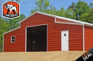 Fully Enclosed Metal Storage Barn (1,300 square feet   custom 