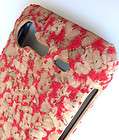 for htc droid incredible s 2 6350 chic red wood