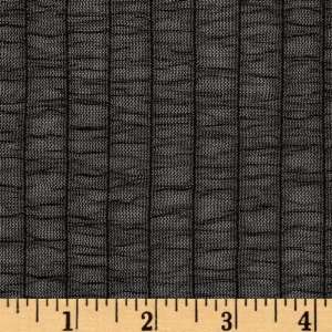  56 Wide Stretch Crinkle Lace Black Fabric By The Yard 