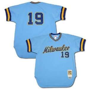 Robin Yount Unsigned Throwback Mitchell & Ness Blue 1982 Jersey Size 