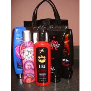  6 Lot Variety of Hot Tingle Bronzers w/black Sheer Gift 