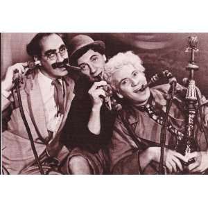  Marx Brothers Hookah Postcard   RARE   4 x 6 Everything 