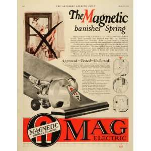 1924 Ad Magnetic Housecleaner Vacuum Birtman Electric   Original Print 