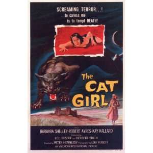  Cat Girl Movie Poster (11 x 17 Inches   28cm x 44cm) (1957 