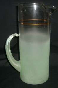 BLENDO WEST VIRGINIA GLASS BAR ICE TEA ARTSY 6 PIECE SET VINTAGE 