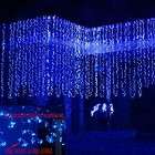 600/800/1000 LED Icicle Curtain Lights 6/8/10*3M  Wedding Blue
