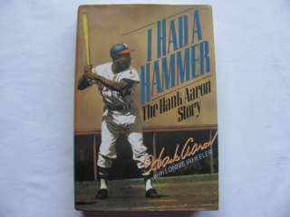 The Hank Aaron Story I Had A Hammer 1st Ed 1st Print 1991 Excellent 