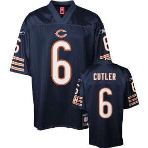 Jay Cutler Navy Reebok NFL Chicago Bears Jersey  Sports 