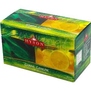 HYSON Filter Bag Green Tea, Lemon Grocery & Gourmet Food