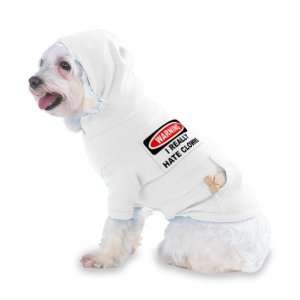   HATE CLOWNS Hooded (Hoody) T Shirt with pocket for your Dog or Cat
